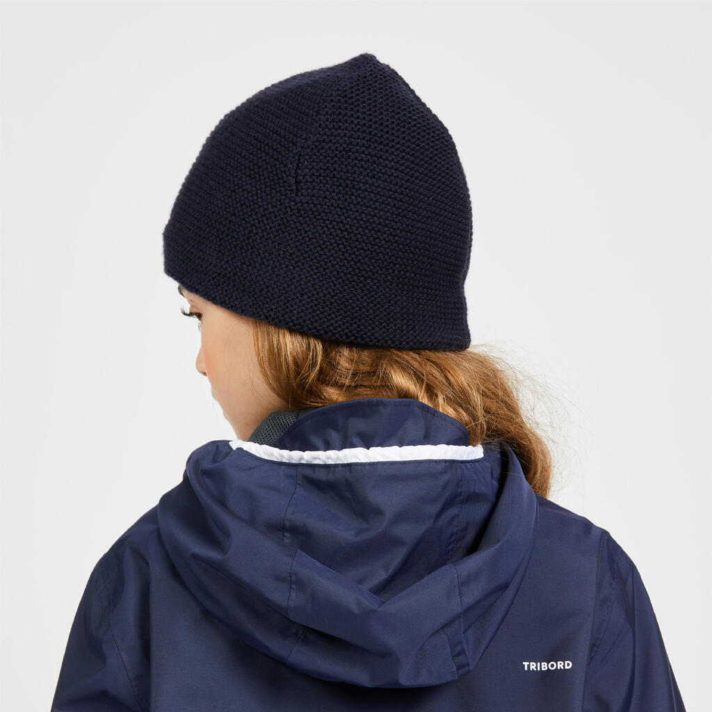 Kids' sailing windbreaker warm hat SAILING 100