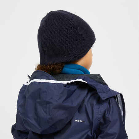 Kid's sailing warm and windproof beanie SAILING 100 - Dark Blue