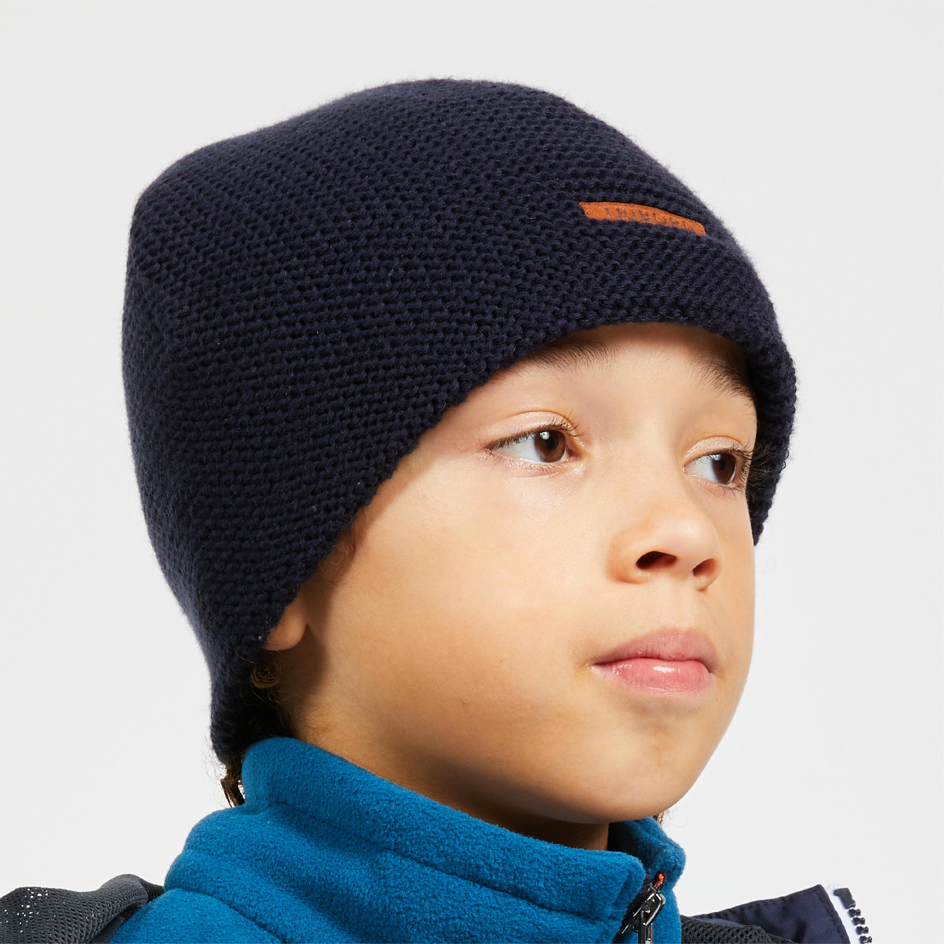 Kid's sailing warm and windproof beanie SAILING 100 - Dark Blue 6/8