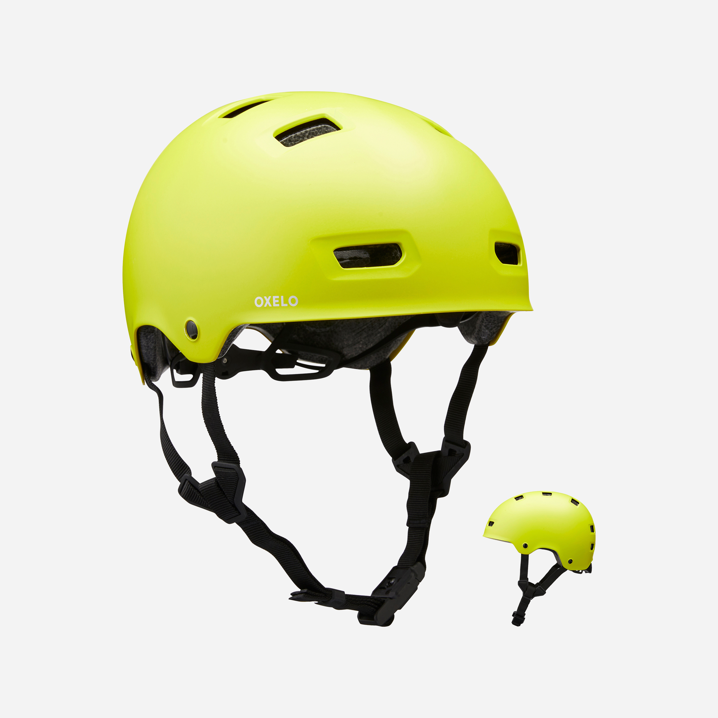 Casque roller skateboard trottinette mf540 neon - Rollers - Oxelo- Clubs - Entreprises - Collectivités - Associations