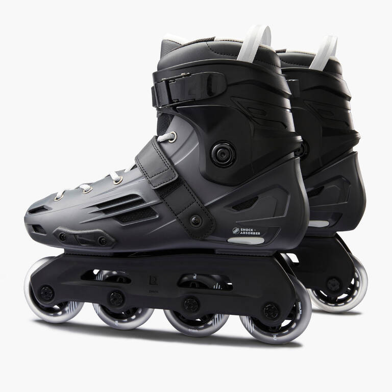 Adult Inline Skates MF140 Hard Shell - Grey