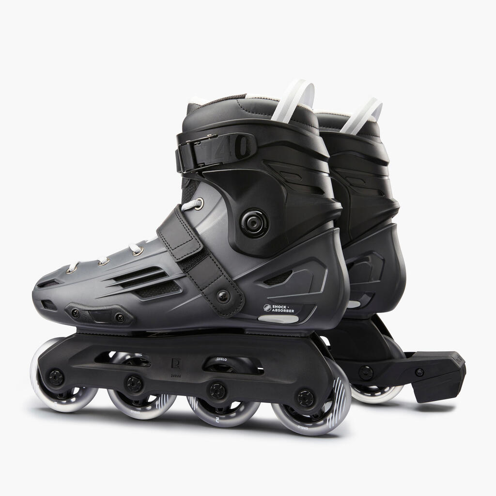 Inline Skates Inliner Damen/Herren - MF140 grau