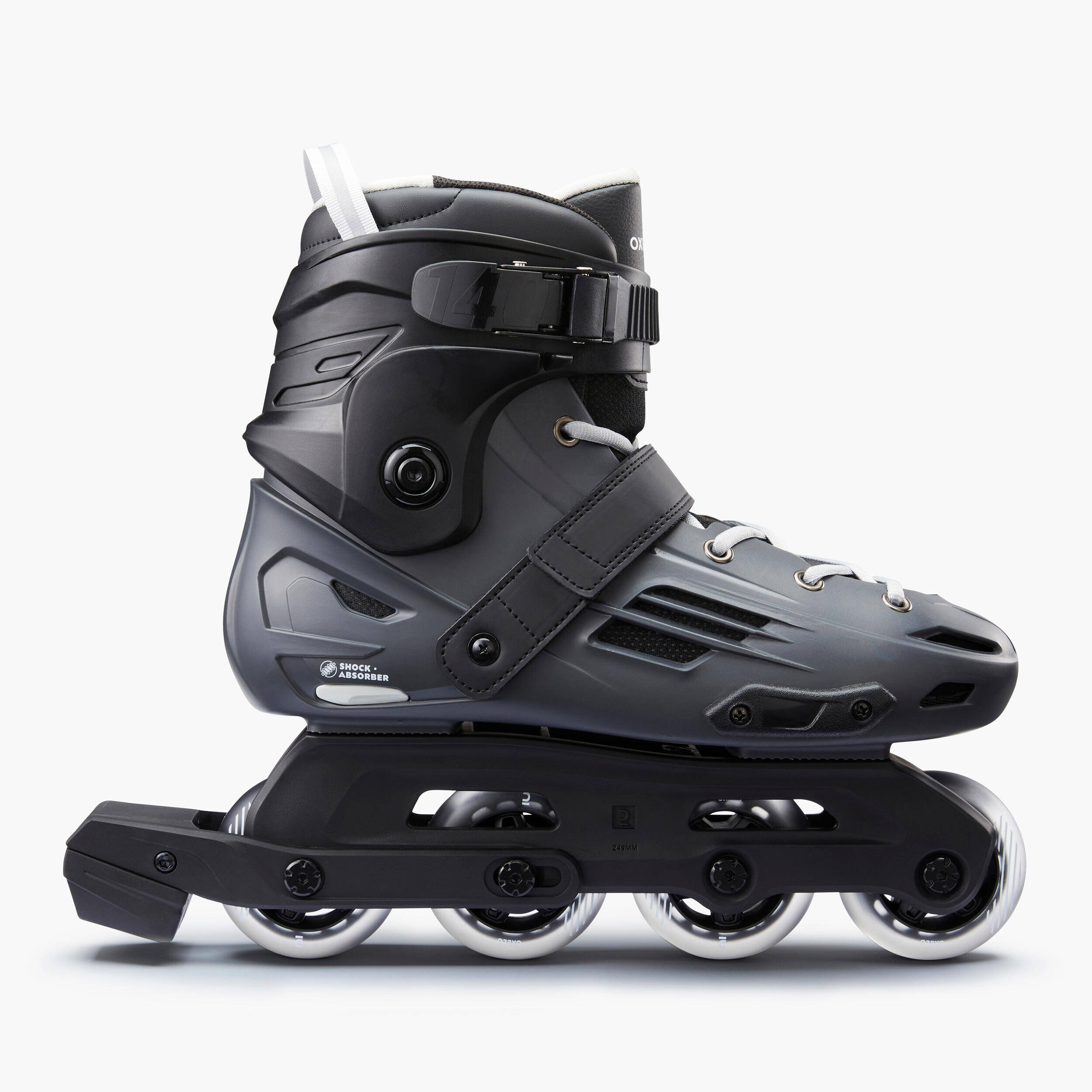 Adult Inline Skates MF140 Hard Shell - Grey -  1
