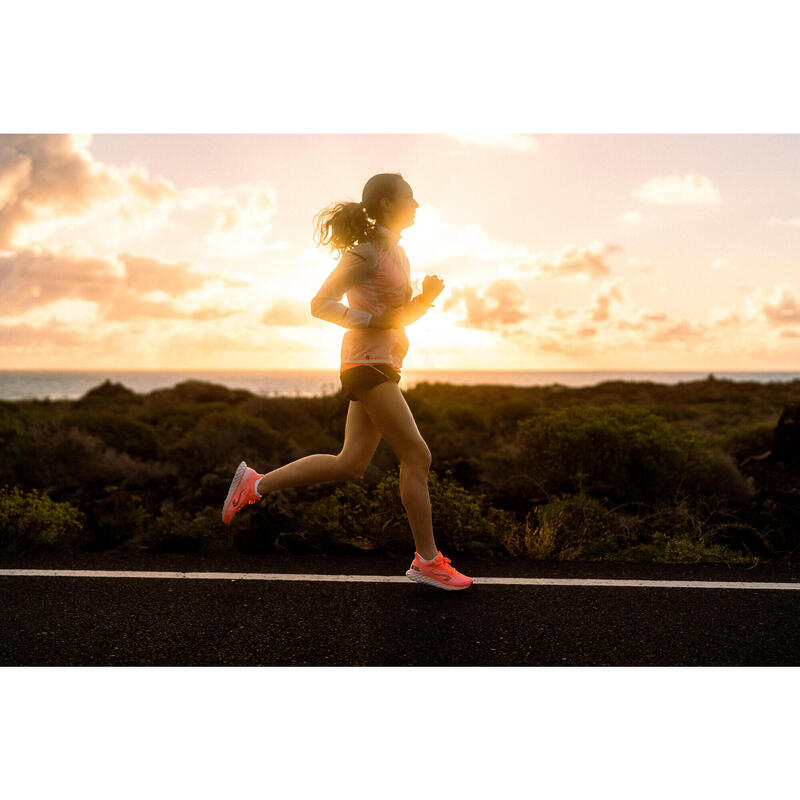 Giacca antivento running donna KIPRUN WIND bianca