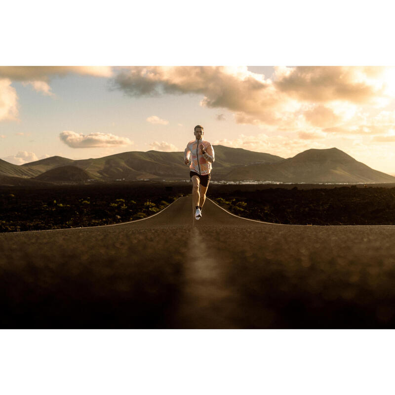 Giacca antivento running uomo KIPRUN WIND bianca