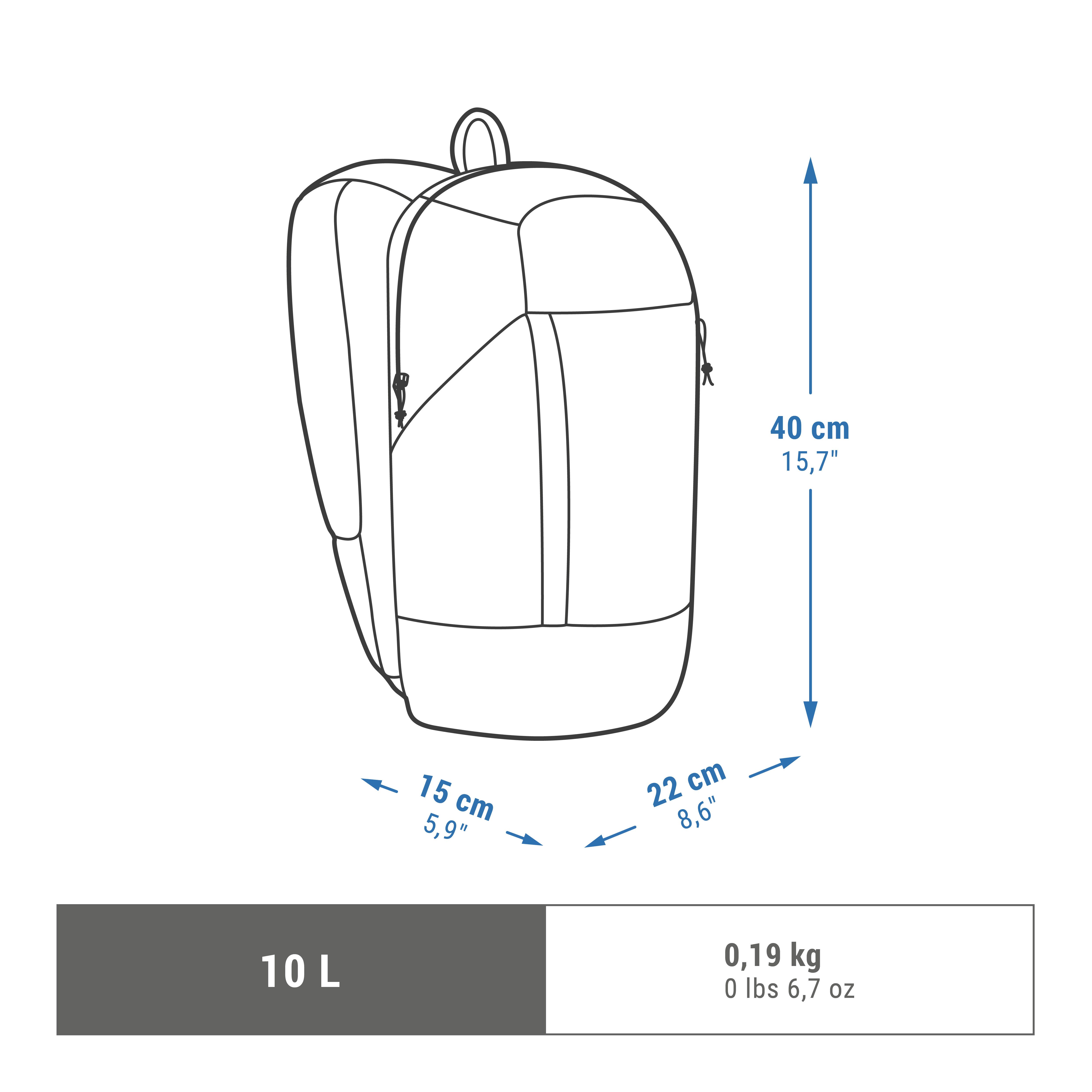 Quechua ultra compact 10l hotsell