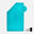 Mikrofaser-Handtuch gestreift Größe XL 110 × 175 cm - blau