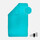 Полотенце из микрофибры размер L 80 x 130 см полосатое синее