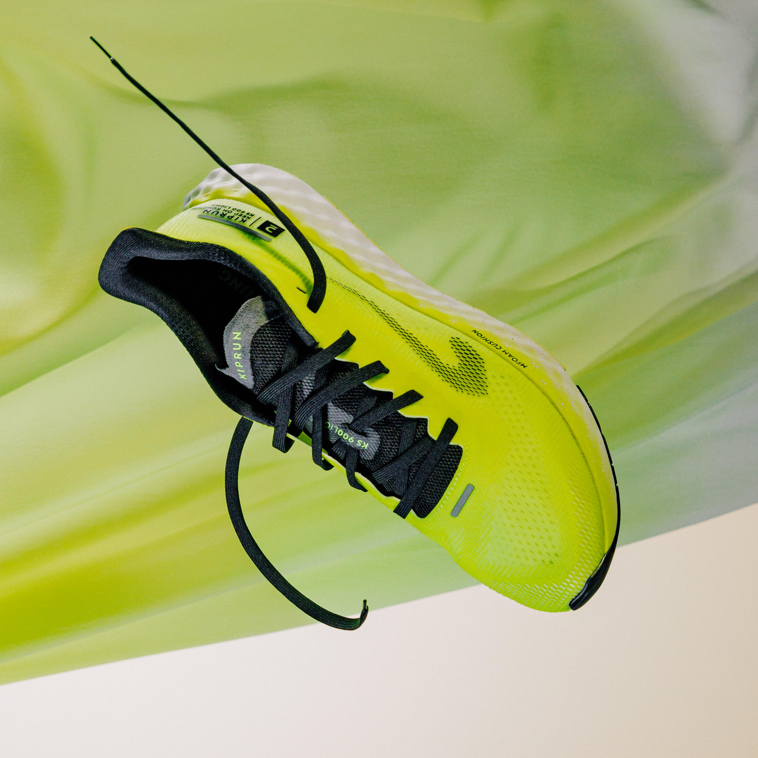 Zapatillas running Hombre - KIPRUN KS900 Light amarillo 12/27