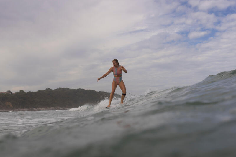 Dół kostiumu kąpielowego surfingowego damski Olaian Rosa Blur