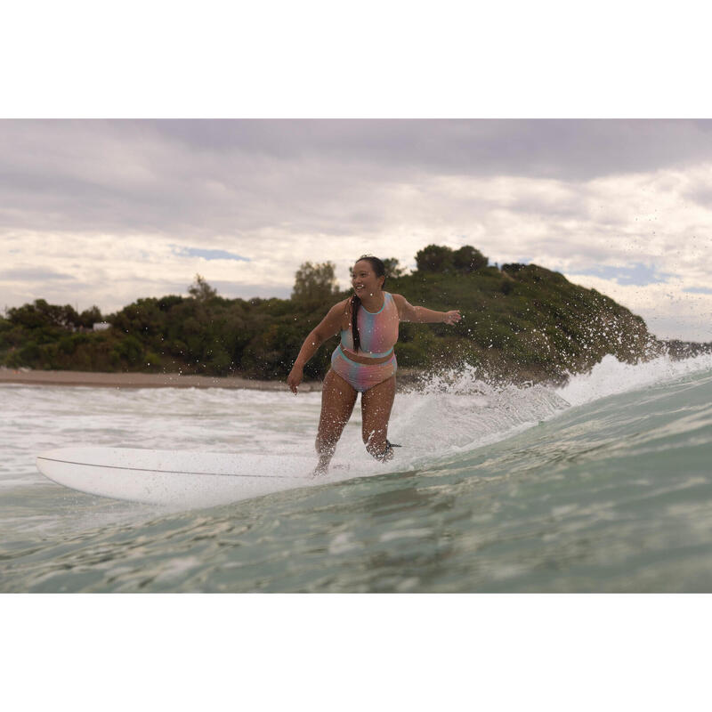 Culotte taille haute femme ROSA BLUR PINK idéale pour le surf
