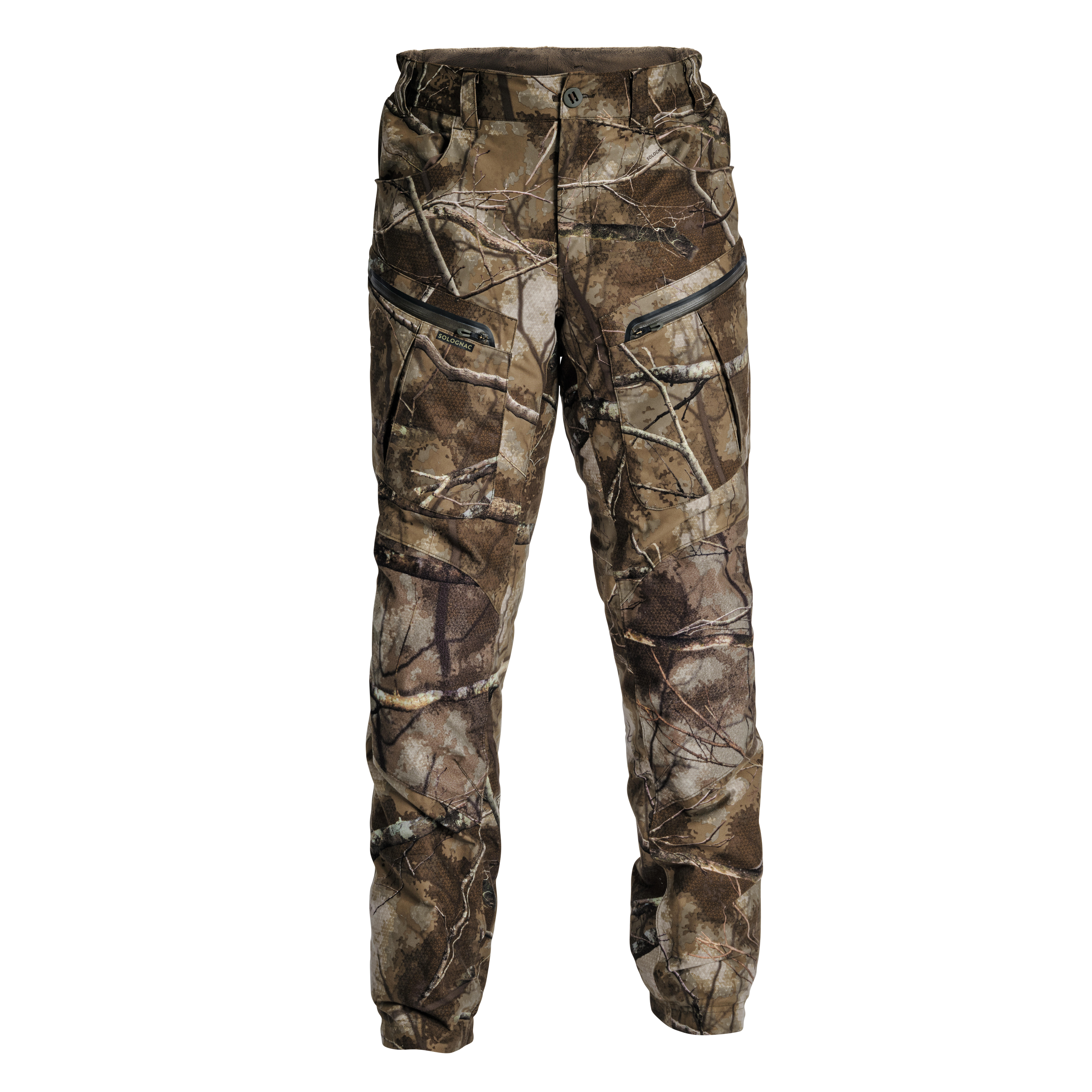 Pantalon de chasse chaud de camouflage homme, Treemetic 900 - SOLOGNAC