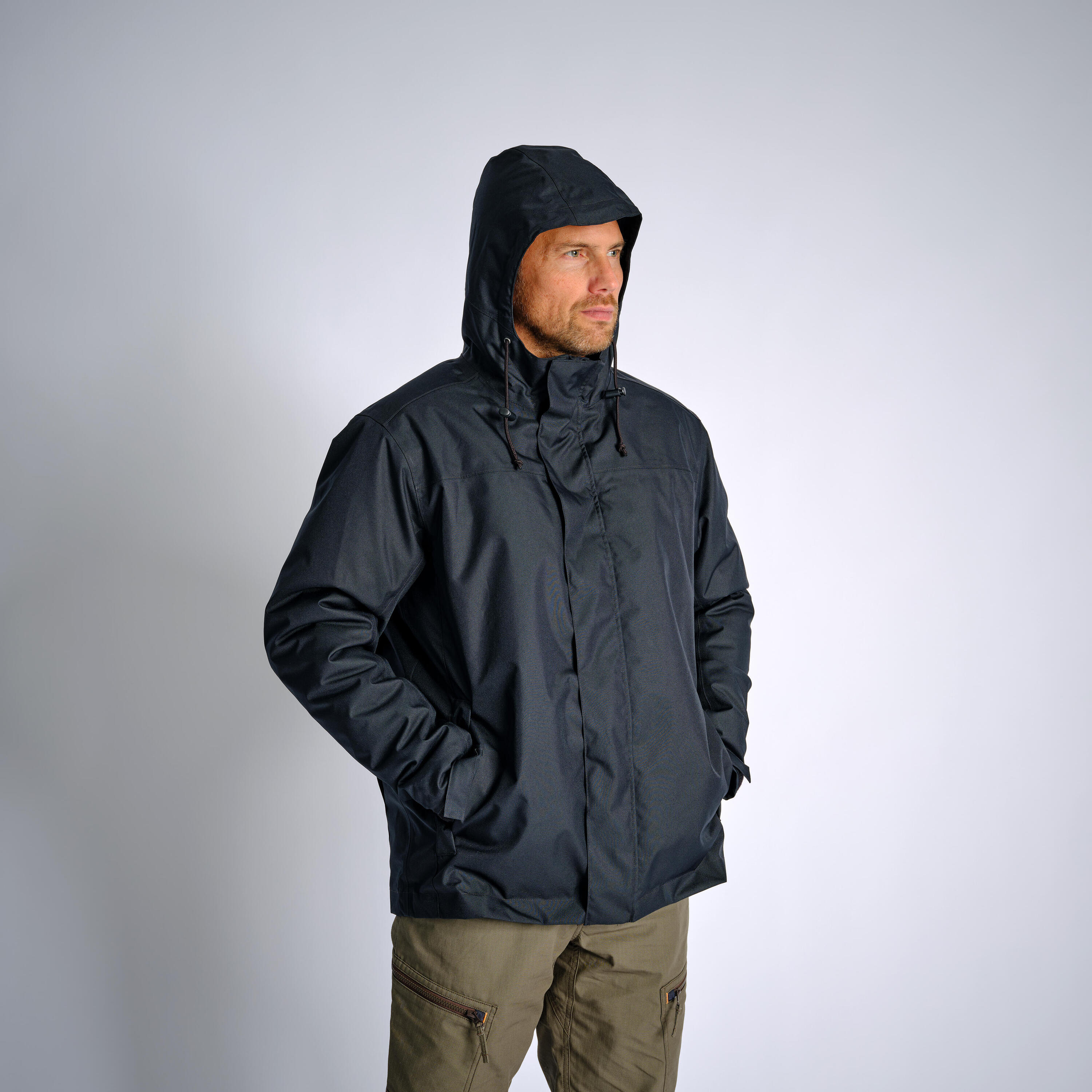 WARM WATERPROOF JACKET 100 BLACK 3/11