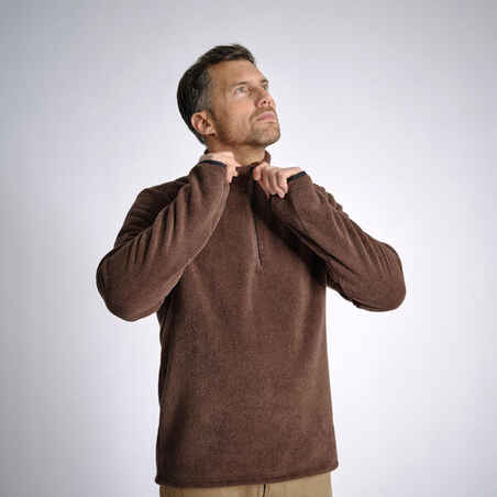 Flisinis apatinis džemperis „500“, rudas