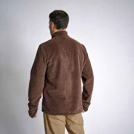 BASE LAYER FLEECE JACKET 500 BROWN