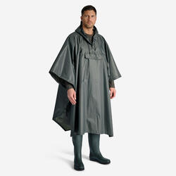 PONCHO DE PLUIE LONG IMPERMEABLE 500 VERT