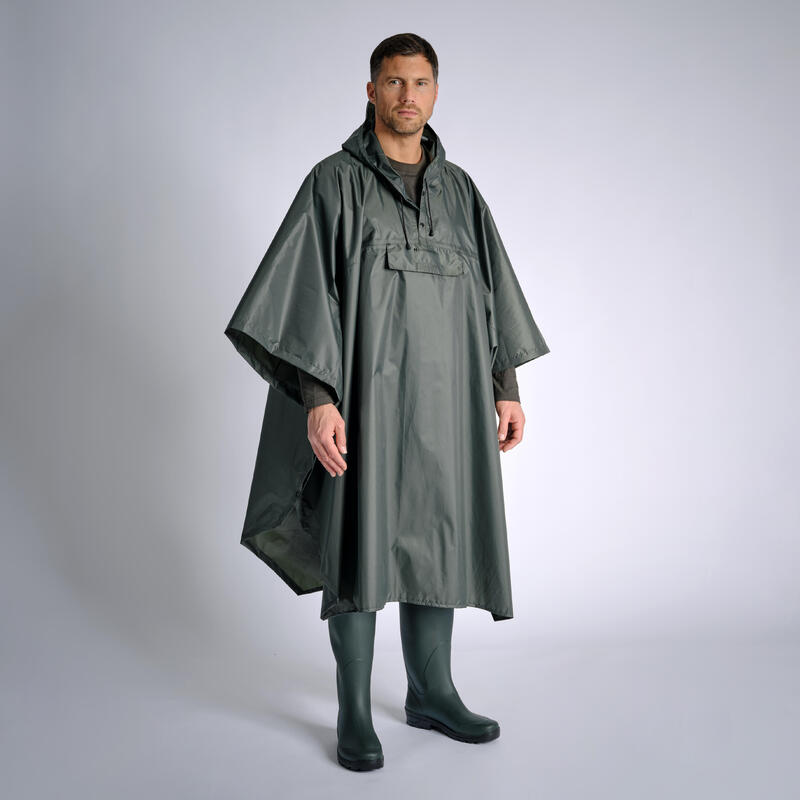 PONCHO LONG IMPERMEABLE 500 VERT