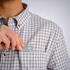 Mens Shirt 100 - White Checked
