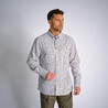 Mens Shirt 100 - White Checked