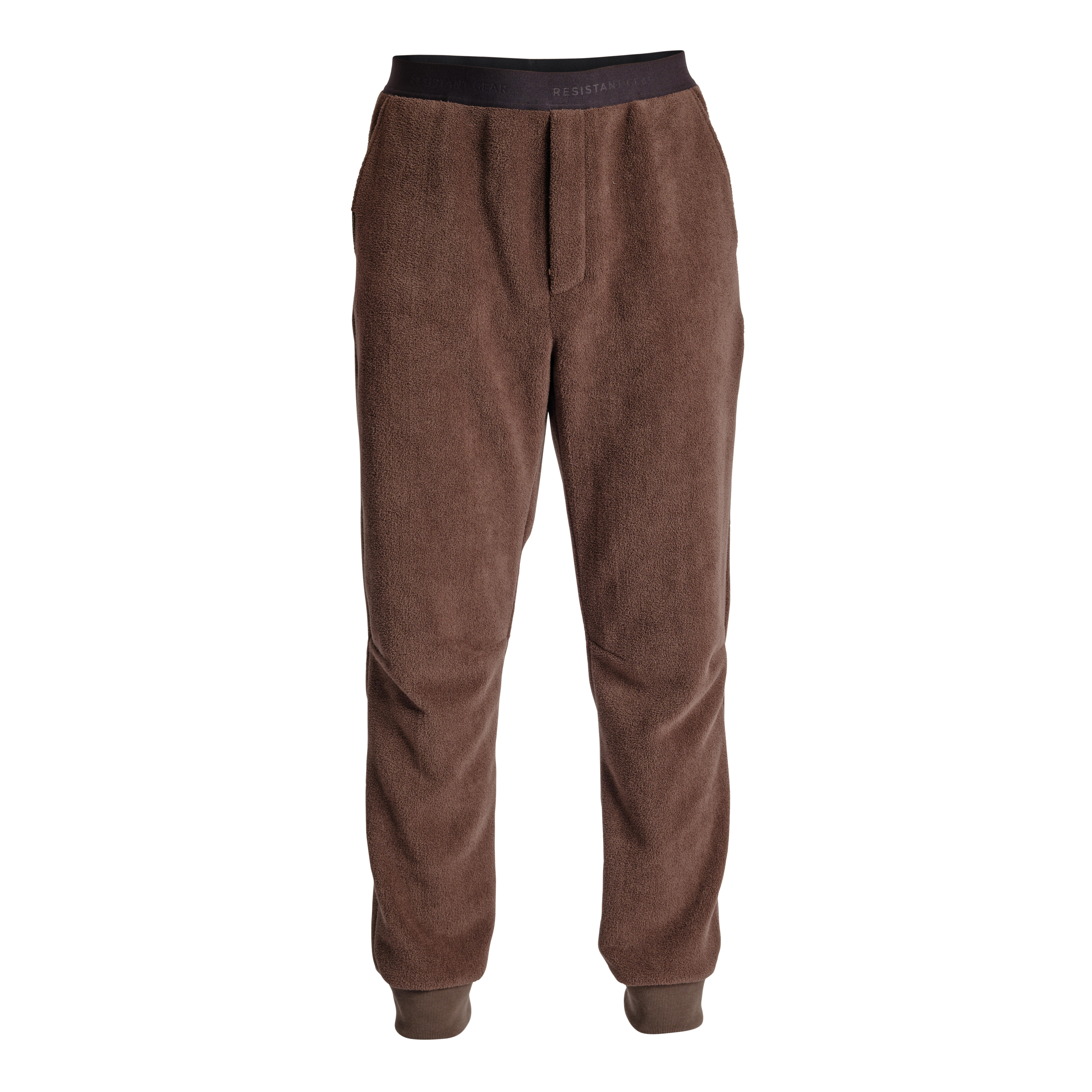 Base Layer Fleece Trousers - 500 Brown - SOLOGNAC