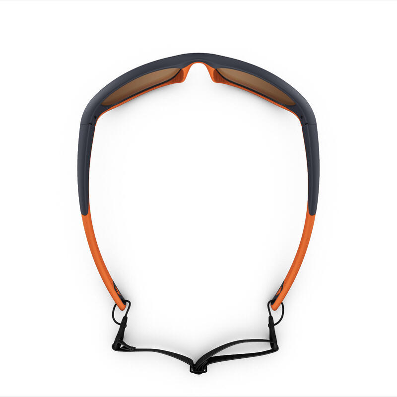 Sonnenbrille Wandern MH T550 polarisierend Kategorie 4 für Kinder ab 10J. orange