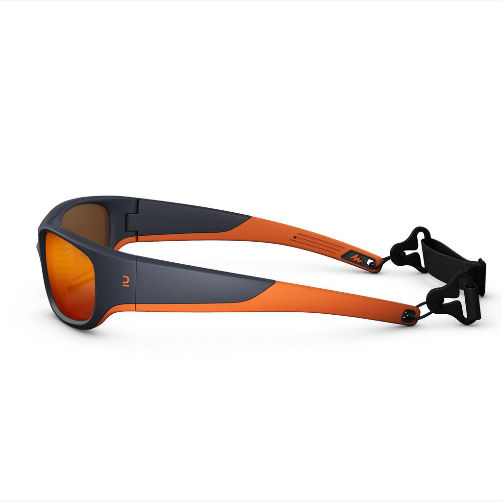 Poliarizuoti akiniai nuo saulės „MH T550“, vaikams nuo 10 m., 4 kat., oranžiniai