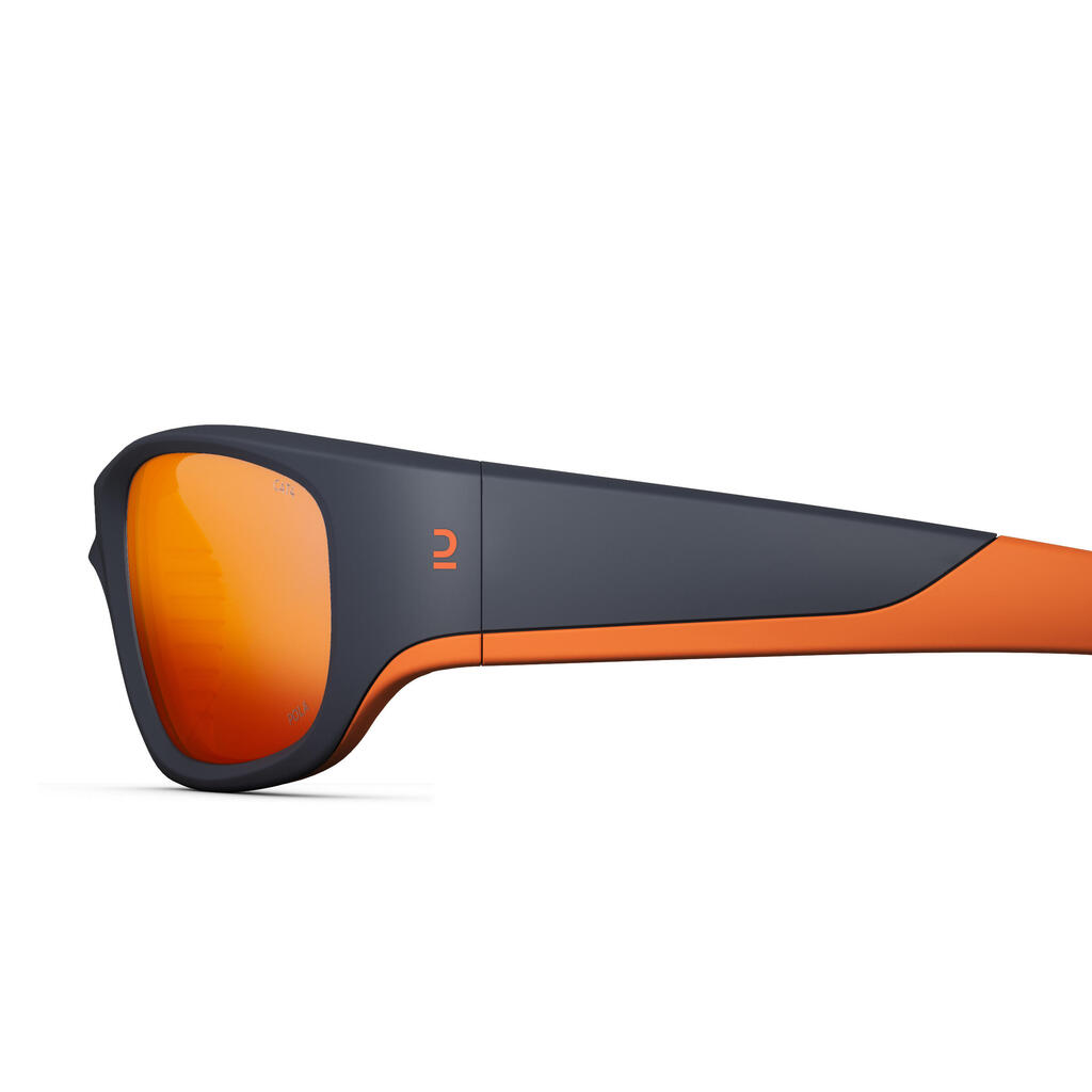 Sonnenbrille Wandern MH T550 polarisierend Kategorie 4 für Kinder ab 10J. orange