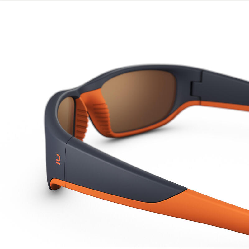 Sonnenbrille Wandern MH T550 polarisierend Kategorie 4 für Kinder ab 10J. orange