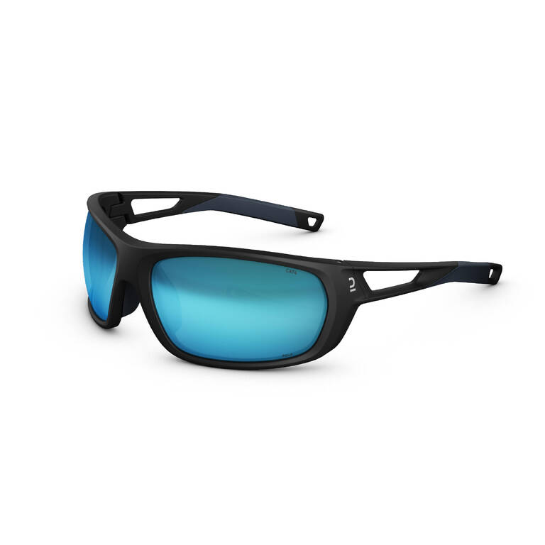 Polarized Adult Hiking Sunglasses Cat 4 MH580 Black Blue