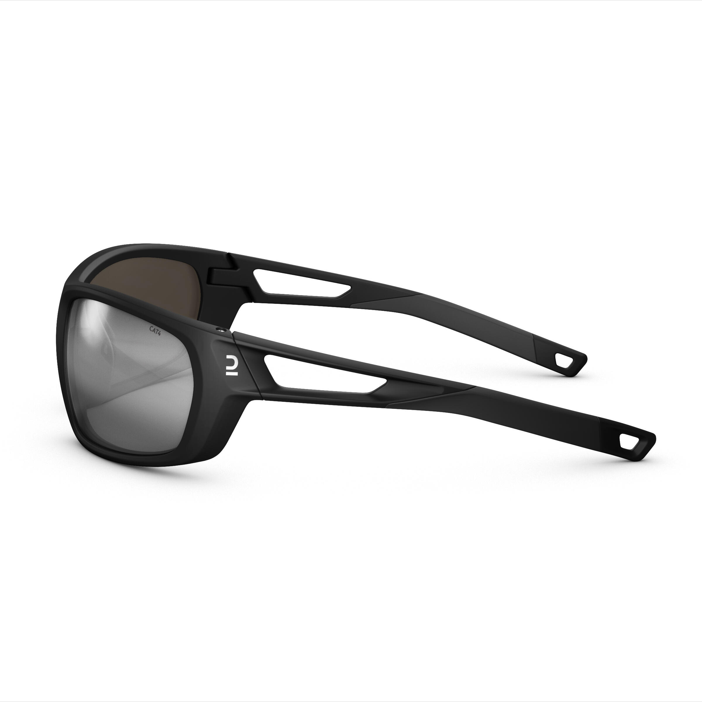Hiking Category 4 Sunglasses - MH 580 Black/Silver - black, Carbon