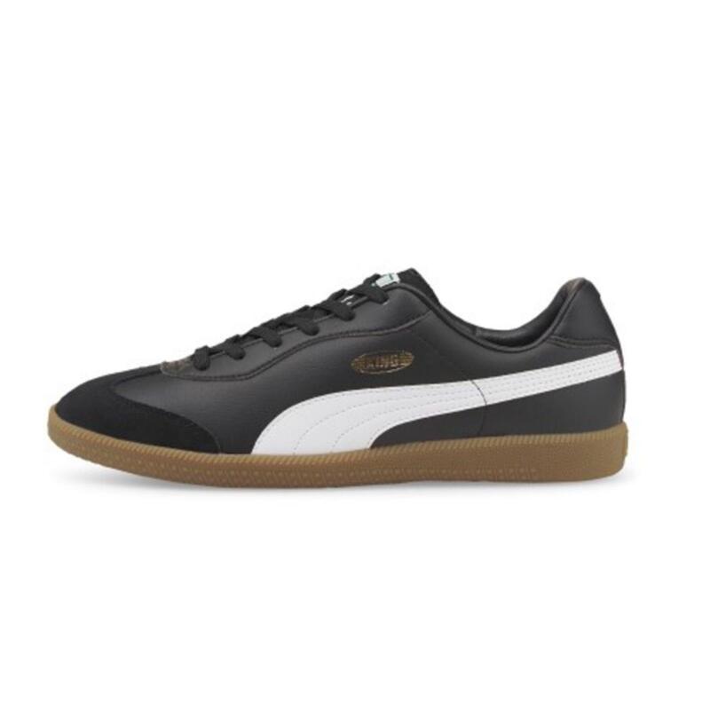 Damen/Herren Fußball Hallenschuhe Futsal - PUMA KING 21 schwarz