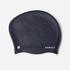 Adult Swimming Cap 56-60 Cm Long Hair 500 Flexible & Lightweight Black