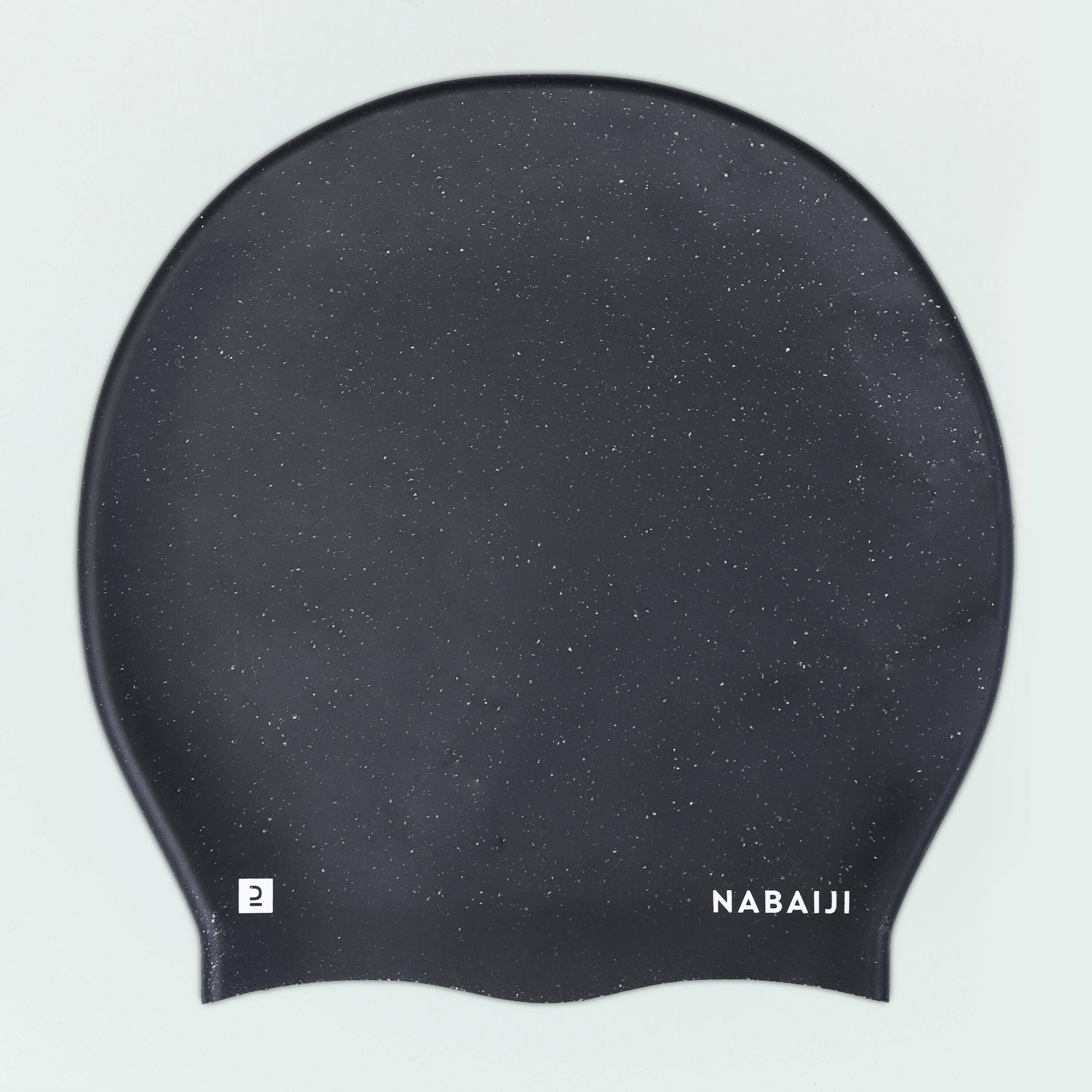 Silicone Swim Cap for Kids & Adults One Size (50-64 cm) - Black -  2