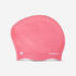 Adult Swimming Cap 56-60 Cm Long Hair 500 Secure & Stretchable Ruby