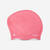 Bonnet de bain en silicone - taille unique -  cheveux longs - rose