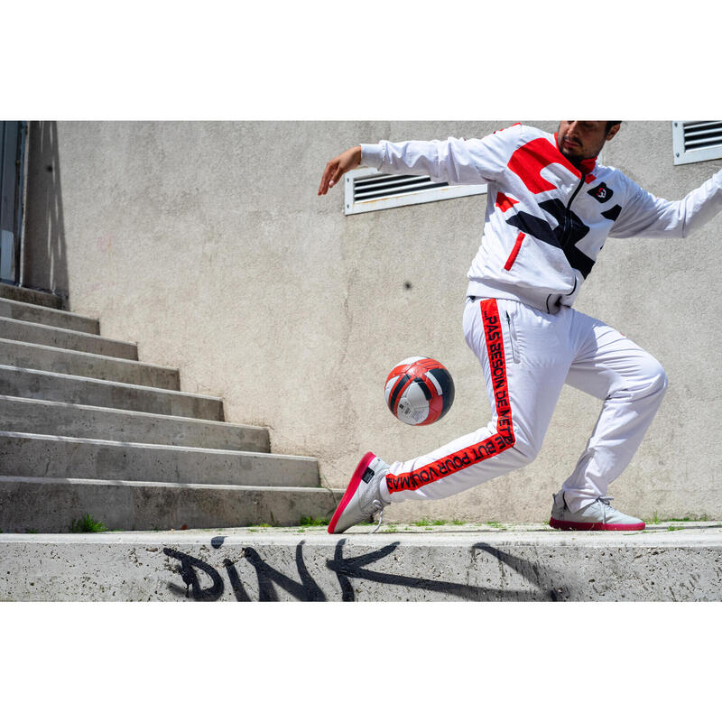 Barrio sneakers street football grijs/rood