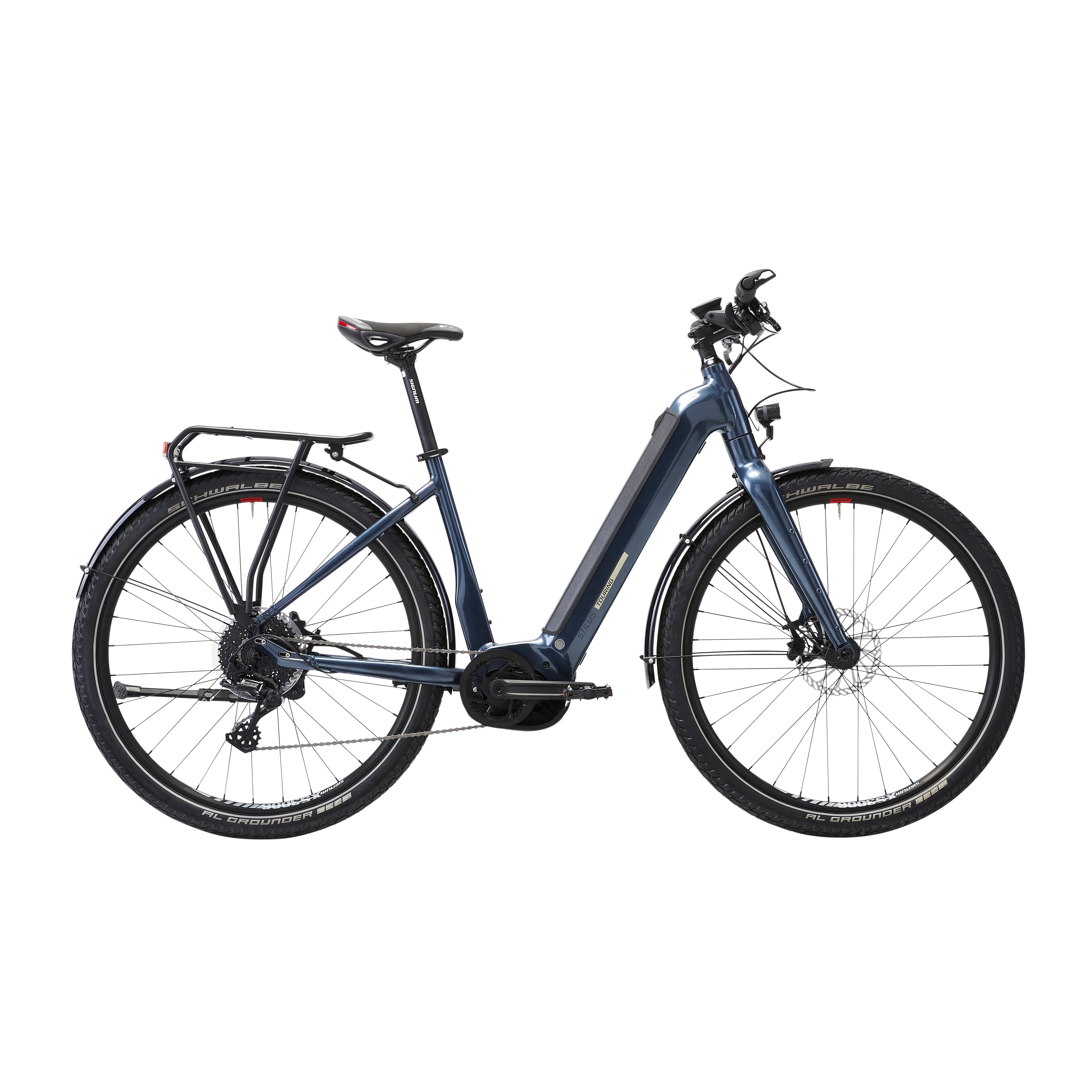 Bicicletă electrică de călătorie cu motor central puternic Bosch – Stilus E-Touring LF decathlon.ro imagine noua
