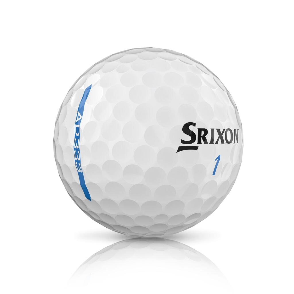 Golfipallid Srixon AD333, 12 tk pakis, valged