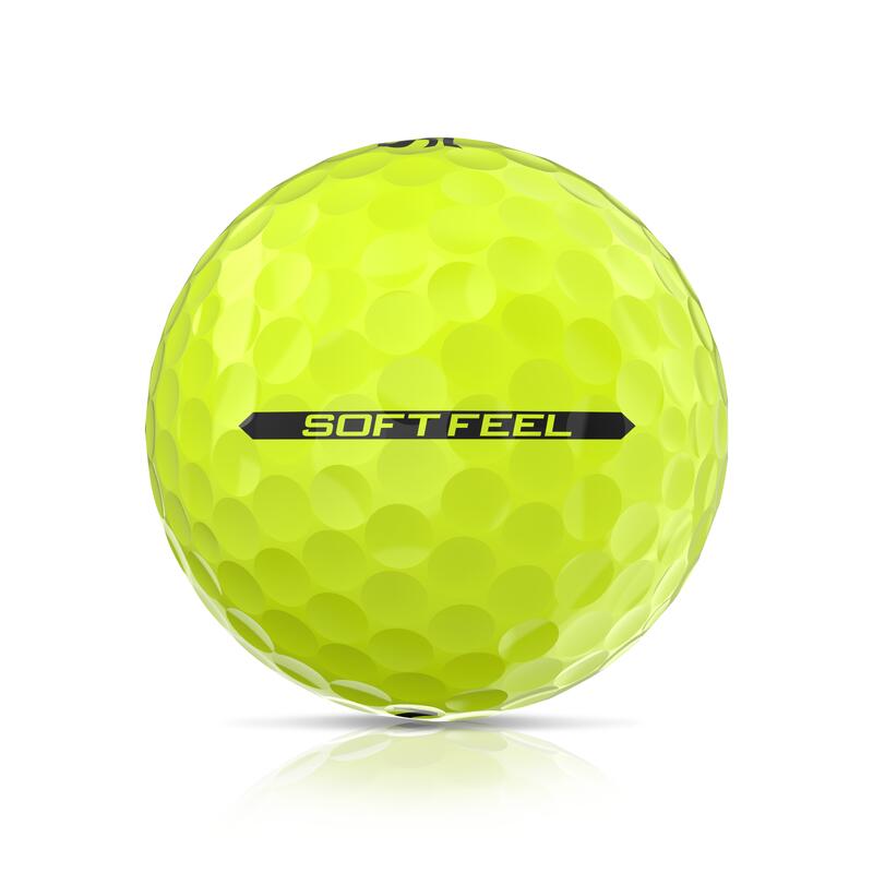 Bola de Golf Srixon Soft Feel Amarelo (Conjunto de 12)