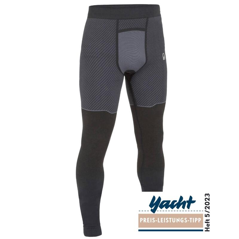 Segel-Tights Funktionshose Sailing 500 Race Herren grau/schwarz