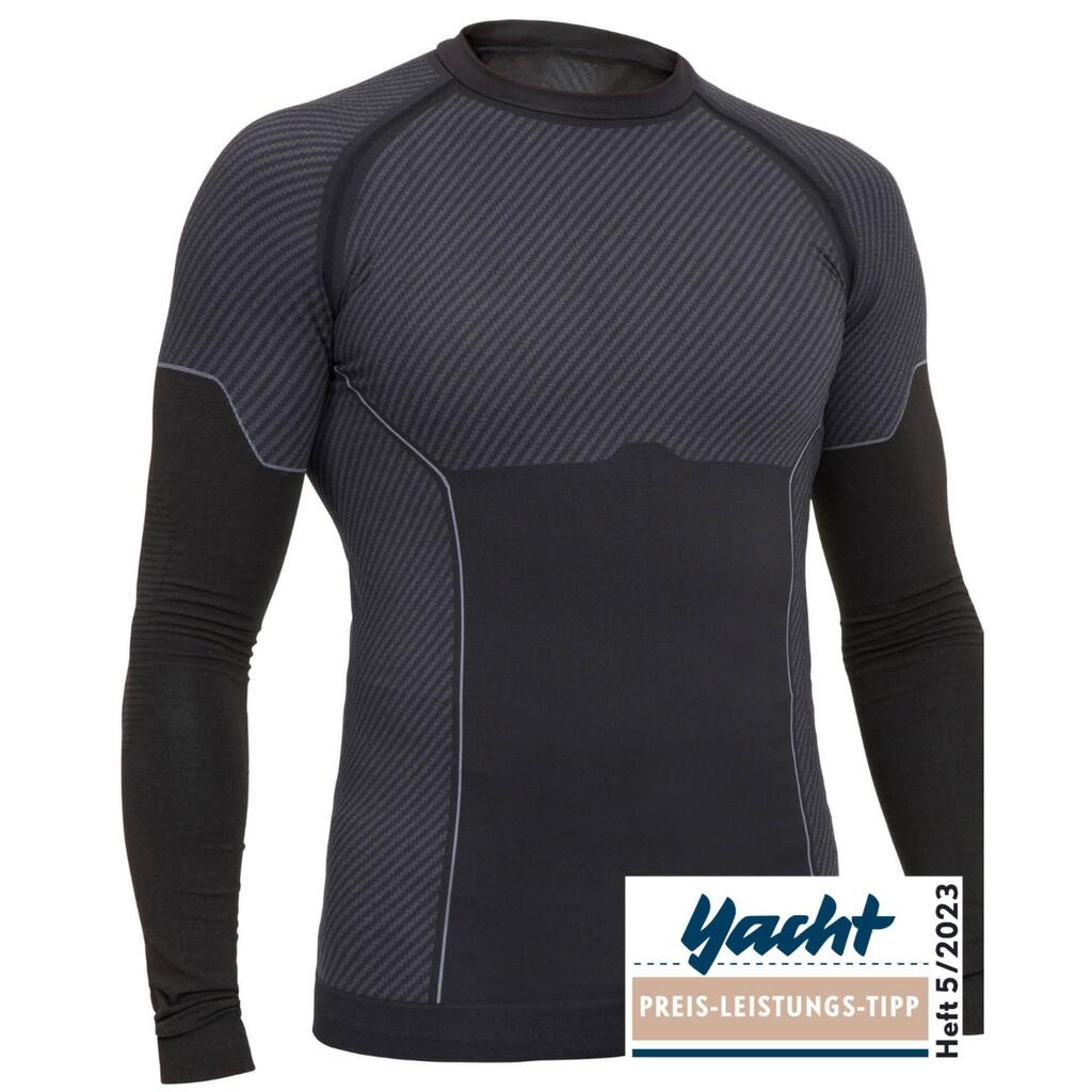 Funktionsshirt Segeln Herren Race 900 schwarz