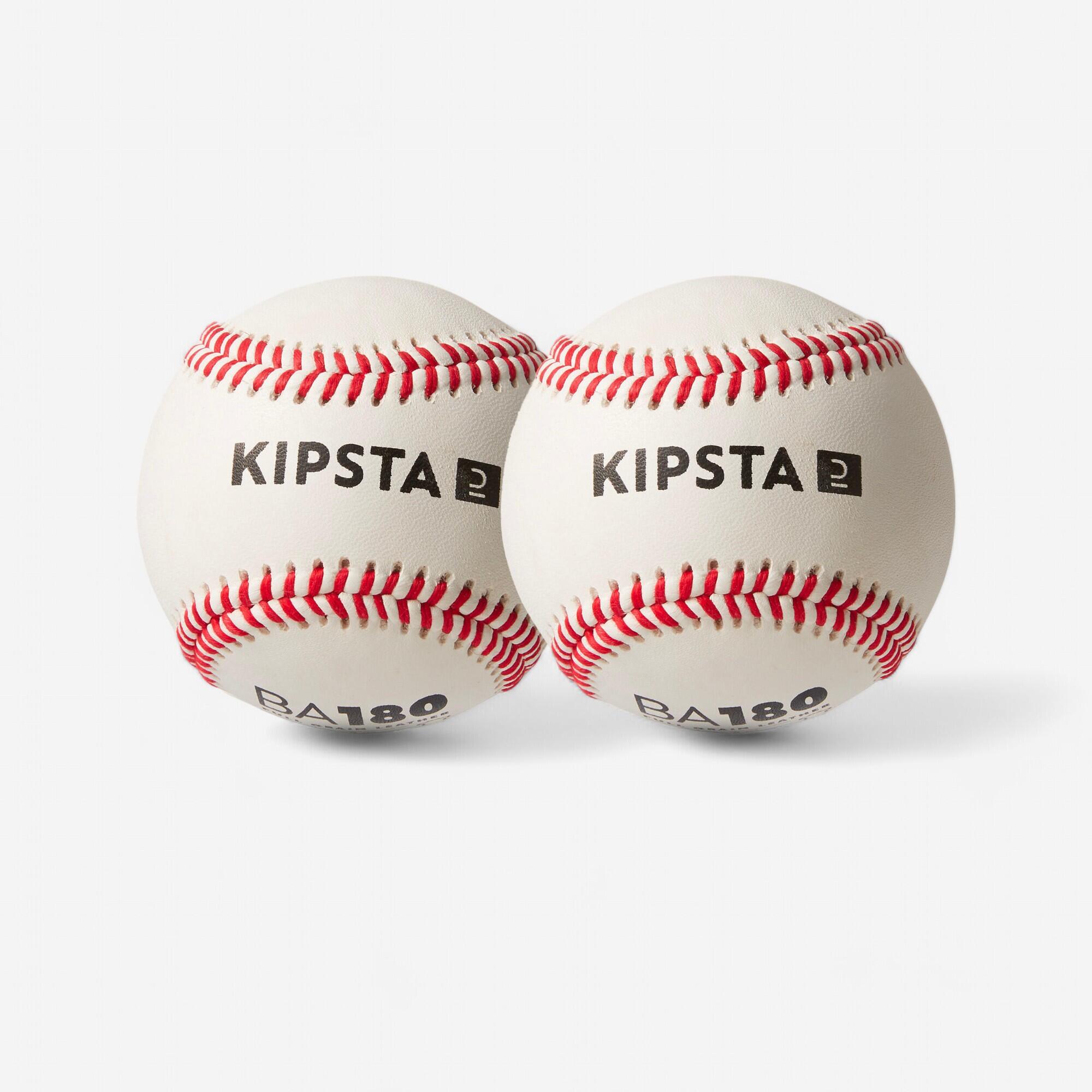 Balle de baseball sur blanc | Photo Gratuite