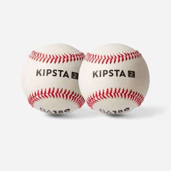 Lot de 2 Balles de Baseball Kipsta BA 180