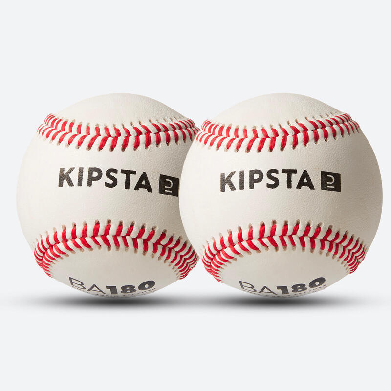 2 piłki do baseballa Kipsta BA 180