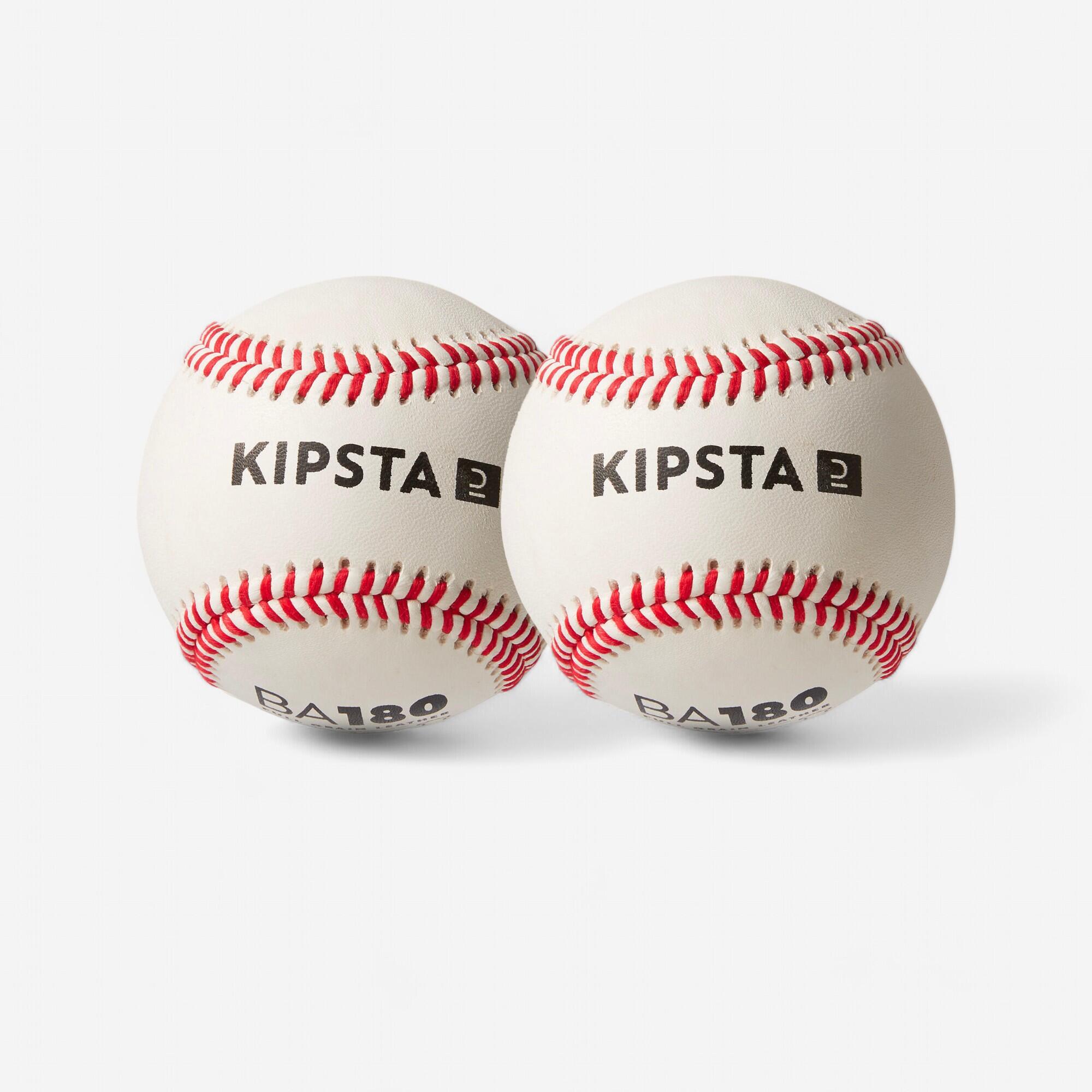 Set di 2 palline da baseball Kipsta BA 180