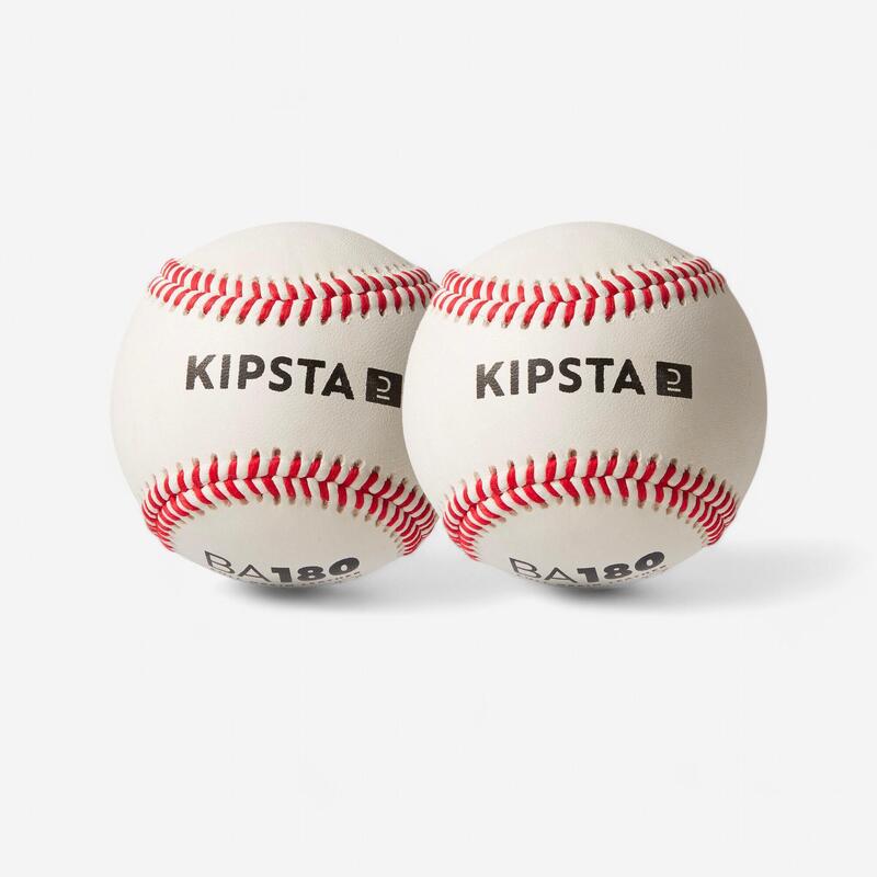 Set de 2 mingi de baseball Kipsta BA 180