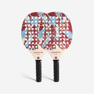 Beach Tennis Racket Set Experience - Red