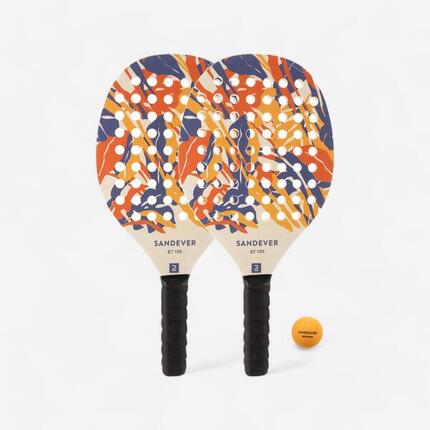 Set raquettes beach tennis experience ROUGE