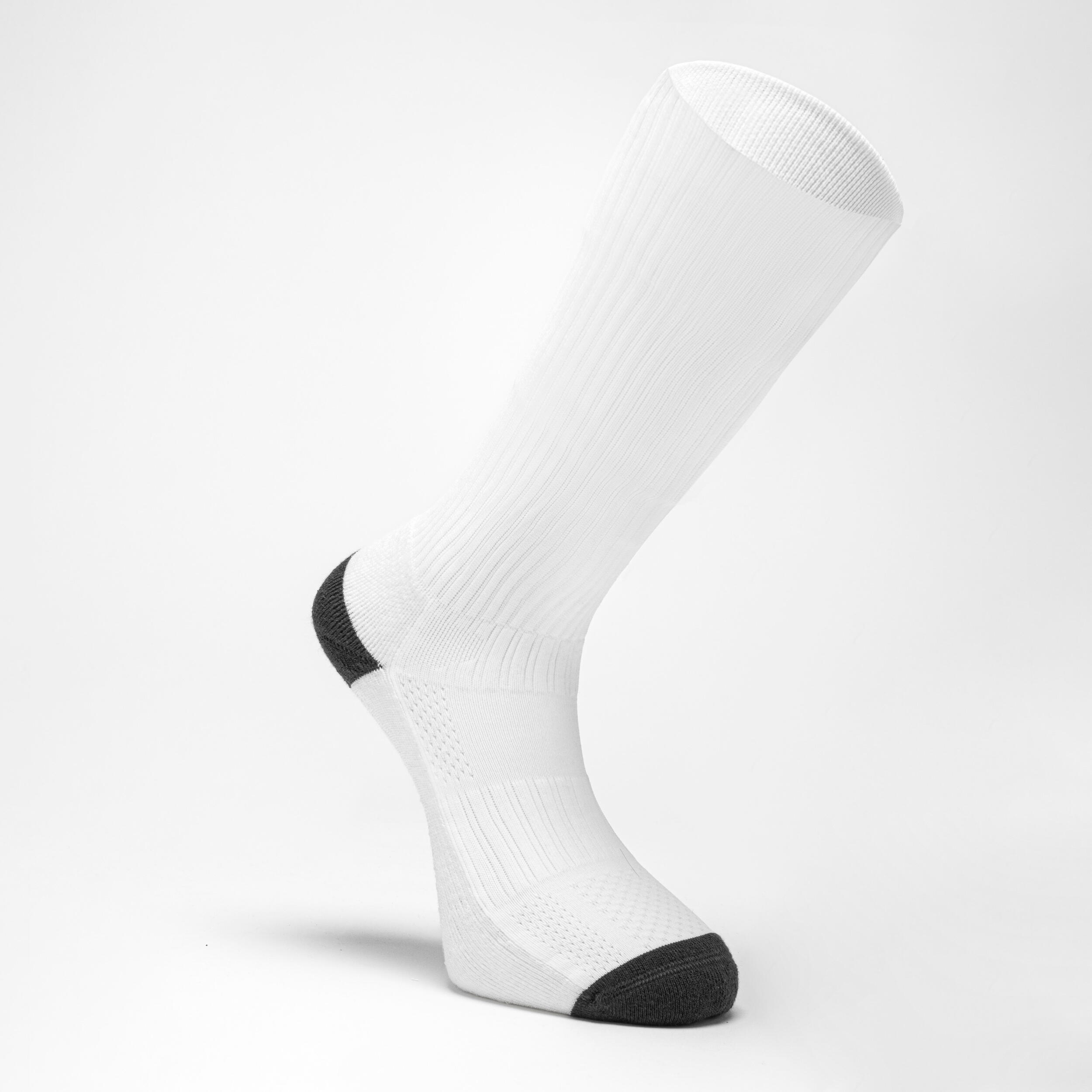 ATORKA Adult High Handball Socks Single-Pack H500 - White