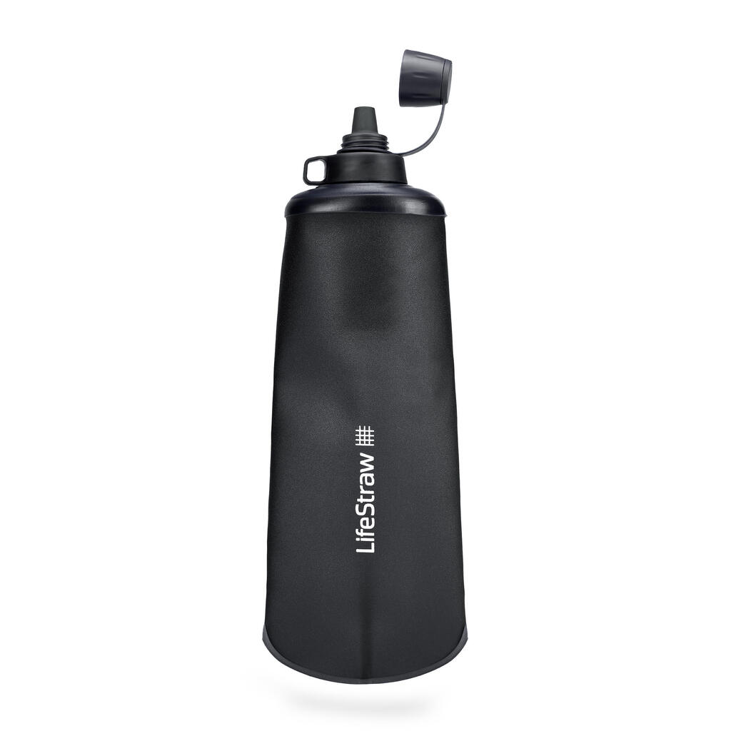 Trinkflasche weich mit Filter Trekking 1 Liter - LifeStraw 